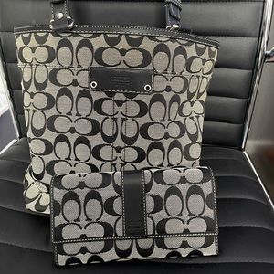 Coach Purse & Matching Wallet